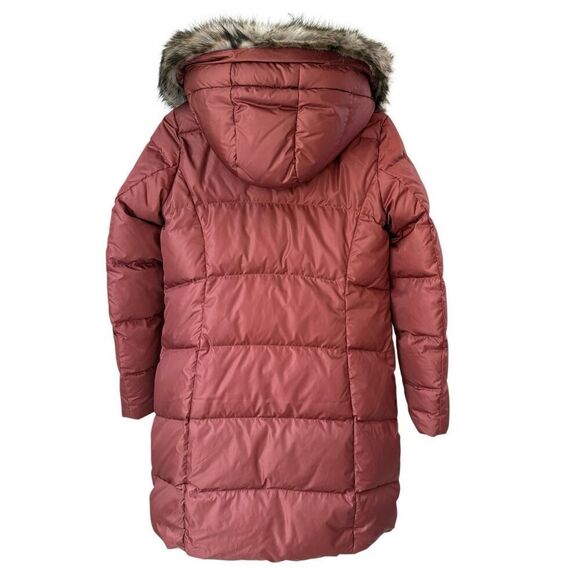 Eddie Bauer Women's Lodge Cascadian Down Parka In Burnt Orange Size M - Picture 7 of 10